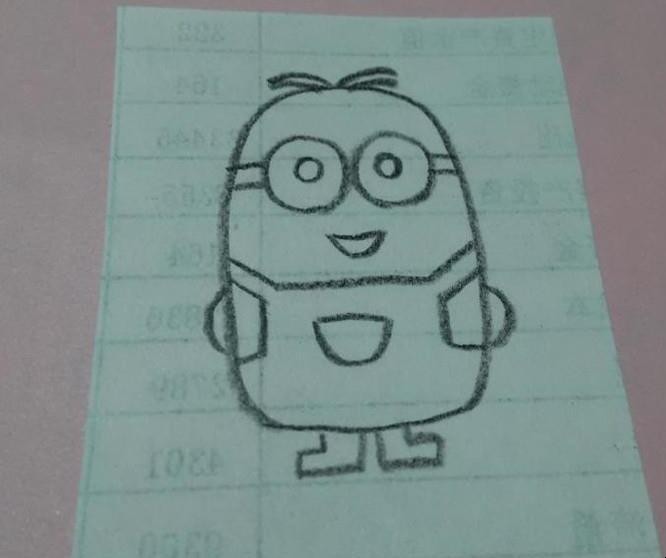 小黄人简笔画怎么画