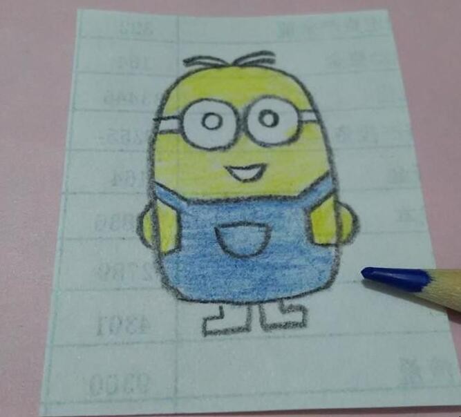 小黄人简笔画怎么画