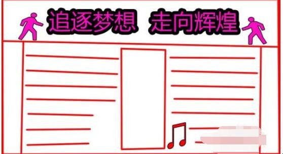 冲刺中考手抄报怎么画