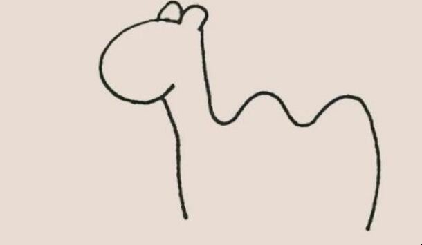 骆驼简笔画怎么画