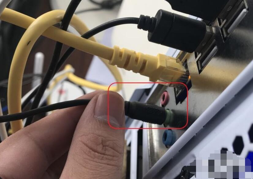 电脑音箱怎么插