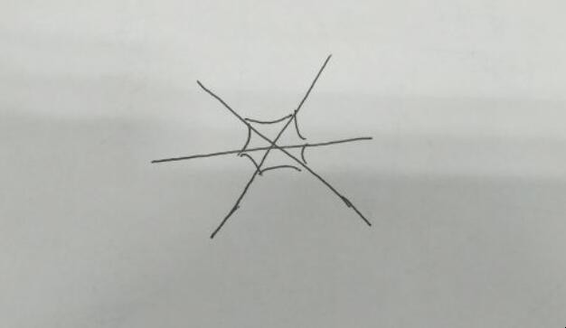 蜘蛛网简笔画怎么画