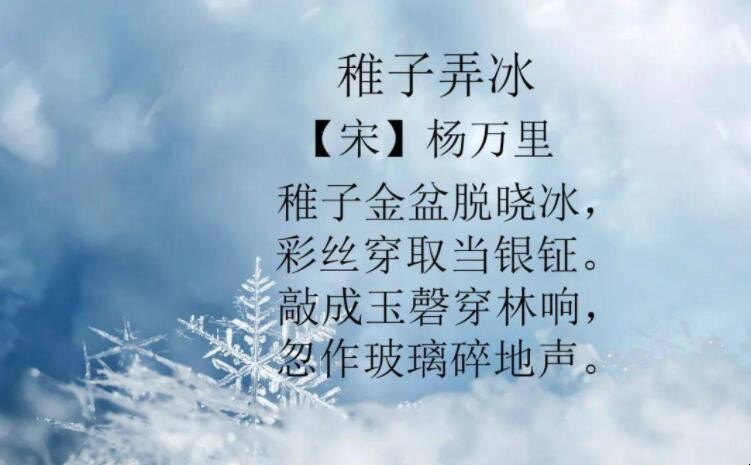 《稚子弄冰》表达了怎样的思想感情