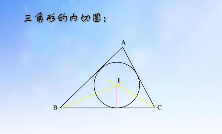 三角形内心是什么交点