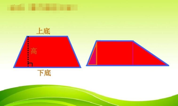 直角梯形的面积公式是什么