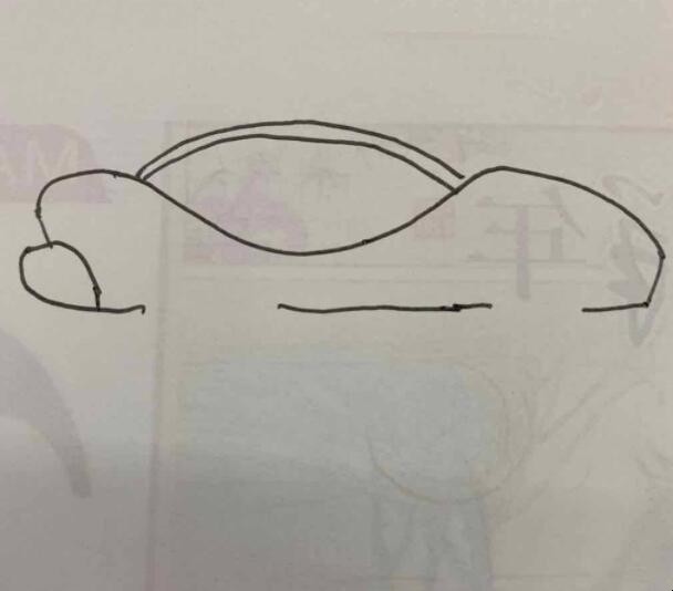 跑车简笔画怎么画