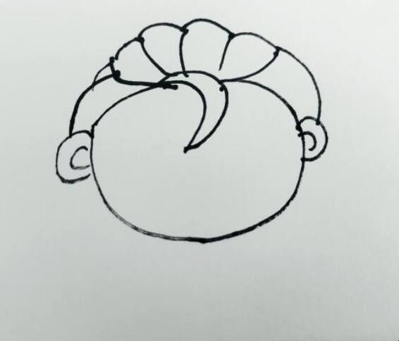 艾莎公主简笔画怎么画