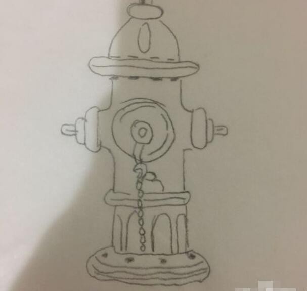 如何画消防栓简笔画