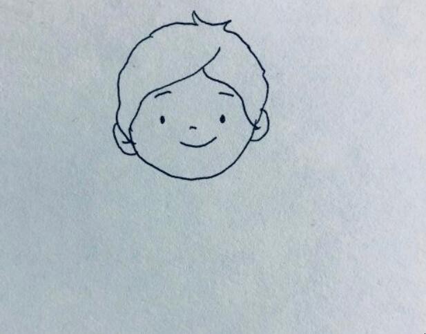 志愿者简笔画怎么画