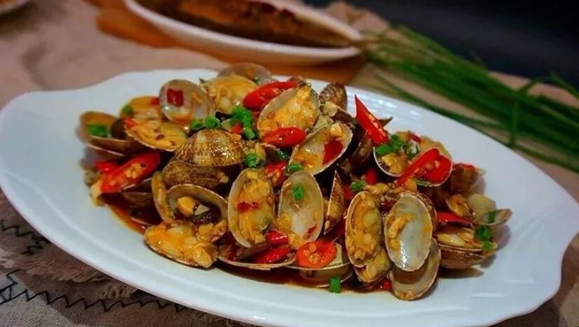 香炒花蛤肉的做法是什么