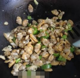香炒花蛤肉的做法是什么