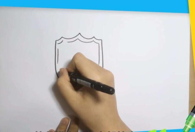 盾牌怎么画
