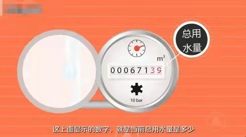 数字水表怎么看吨数