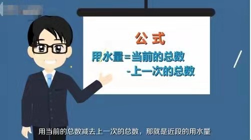 数字水表怎么看吨数
