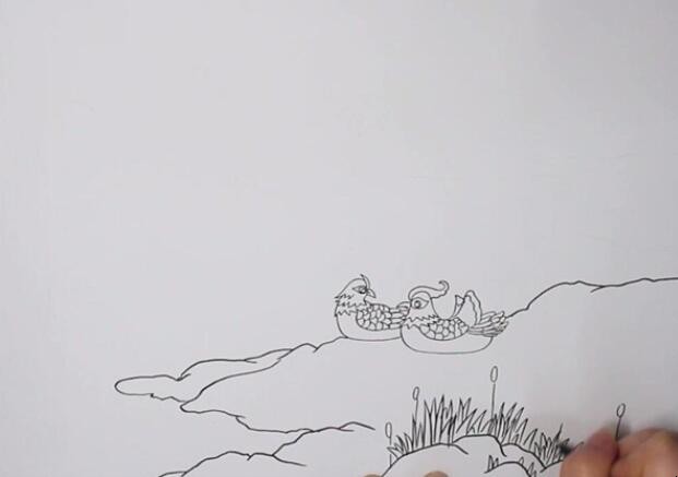 《绝句》诗配画怎么画