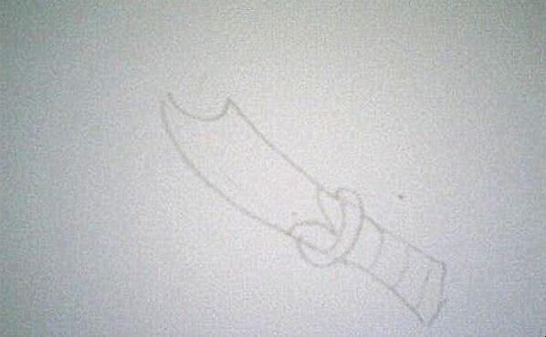 刀的简笔画怎么画