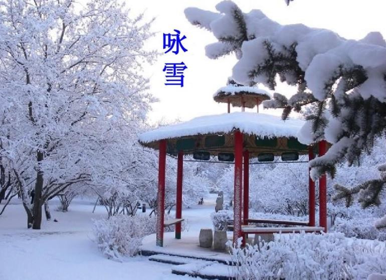 《咏雪》的古诗译文是什么