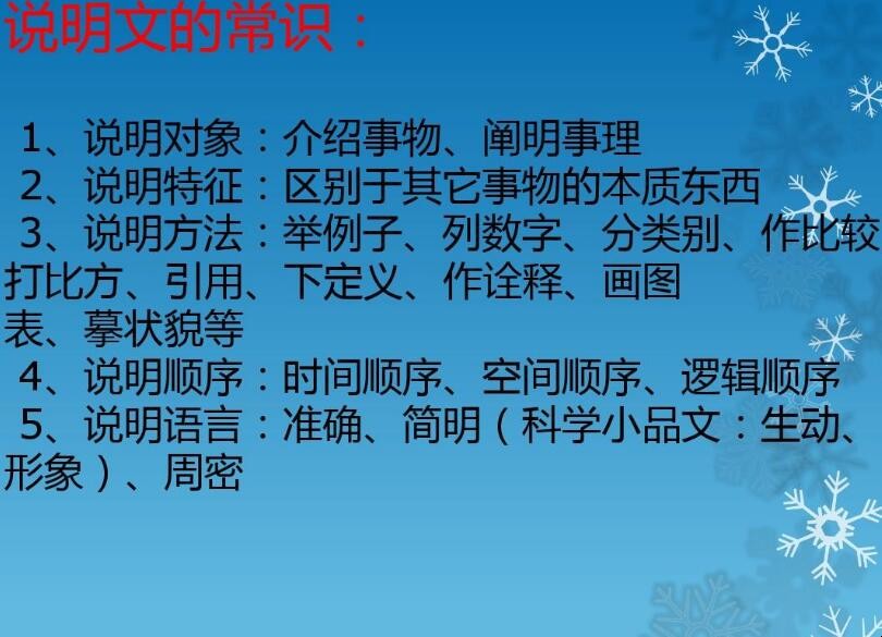 说明文的说明顺序有哪些