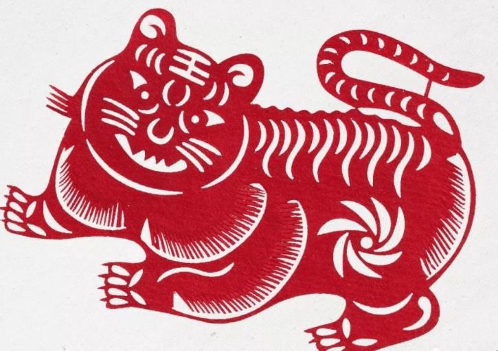 老虎剪纸的寓意是什么