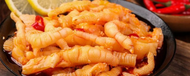 泡椒柠檬鸡爪的做法 泡椒柠檬鸡爪的制作方法