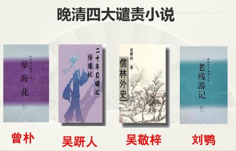 晚清四大谴责小说是哪四大