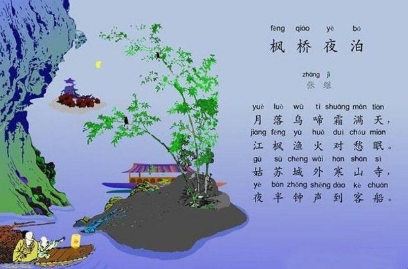 《枫桥夜泊》古诗作者是谁