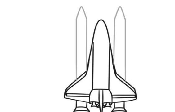 宇宙飞船简笔画怎么画