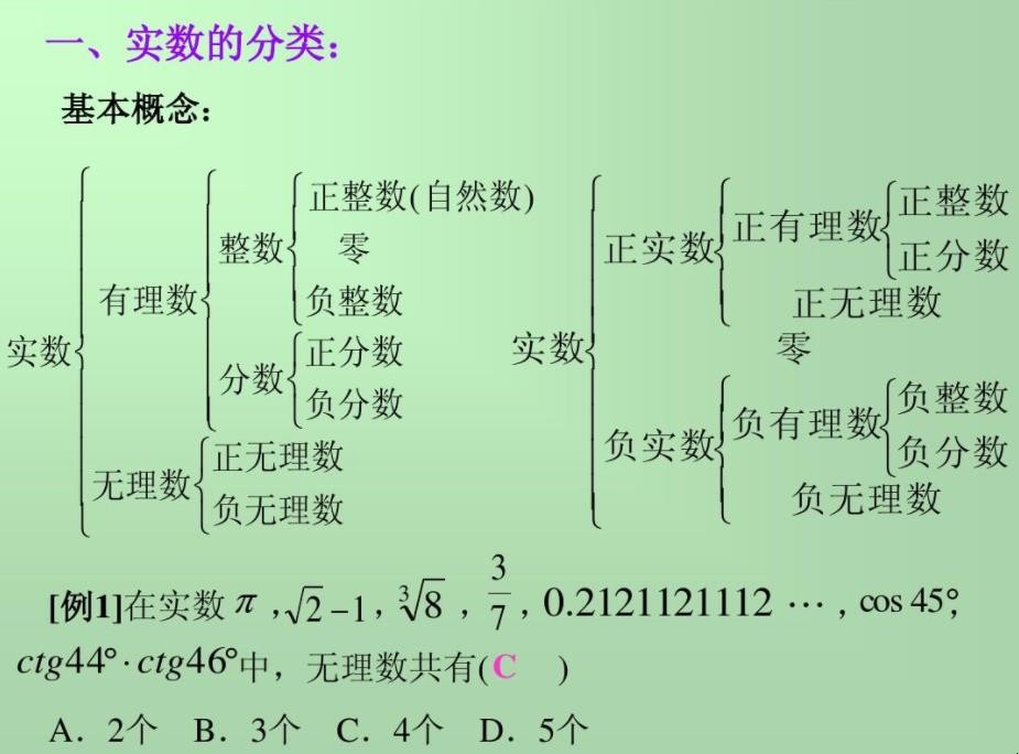 实数的概念是什么