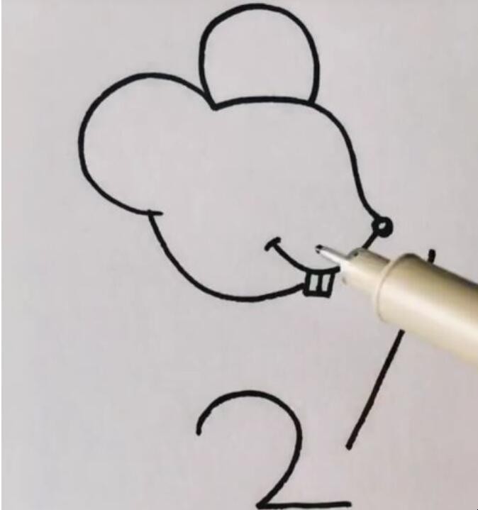 小老鼠简笔画怎么画