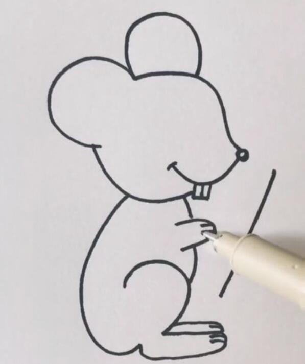 小老鼠简笔画怎么画