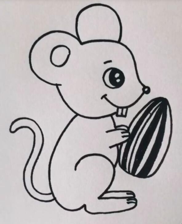 小老鼠简笔画怎么画