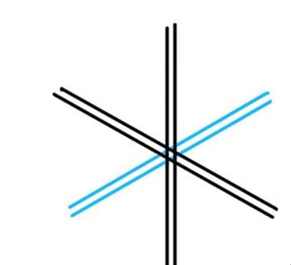 雪花简笔画怎么画