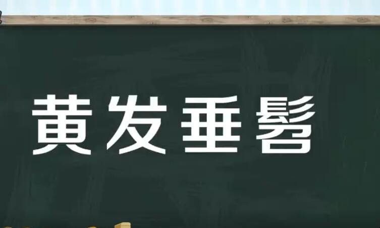 黄发垂髫的黄发指的是什么