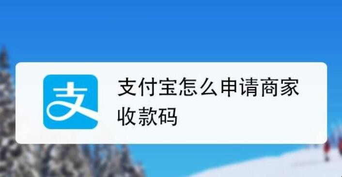 怎么申请开通支付宝商家收钱码