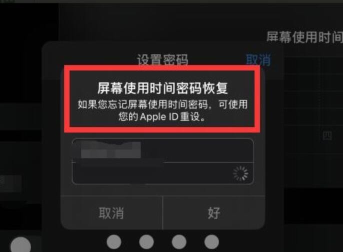 ipad屏幕使用时间密码忘了怎么办