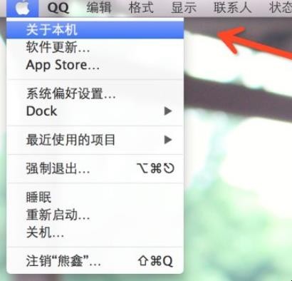 苹果电脑内存如何看