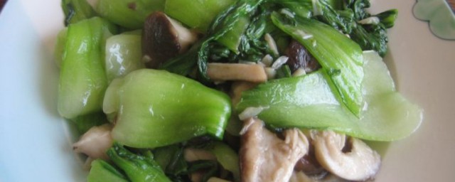 香菇油菜的正宗做法 香菇油菜怎么做