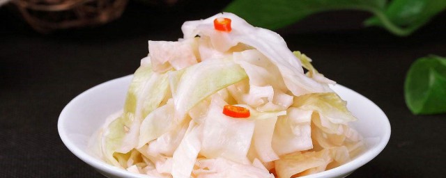 莲花白泡菜的制作方法 莲花白泡菜的制作方法介绍