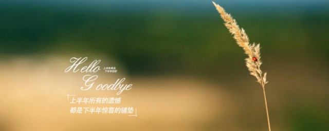 上半年已过下半年说说 送走上半年迎来下半年的说说
