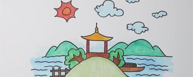 公园如何画 公园简笔画教程
