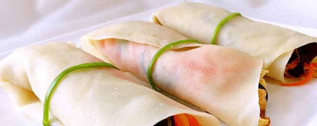 家庭春饼的制作方法 家庭春饼怎么做