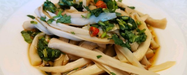 杏鲍菇凉拌的做法大全 杏鲍菇凉拌做法次序