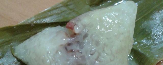 红豆西米粽子的做法 红豆西米粽子的做法介绍