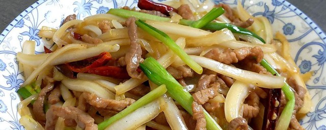 大白菜肉丝炒韭菜 大白菜肉丝炒韭菜怎么做