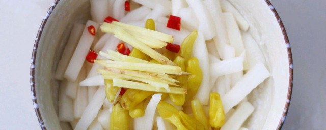 萝卜的腌制办法 萝卜如何腌制