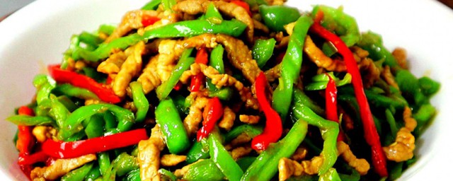 甜椒炒肉的做法 甜椒炒肉的制作方法