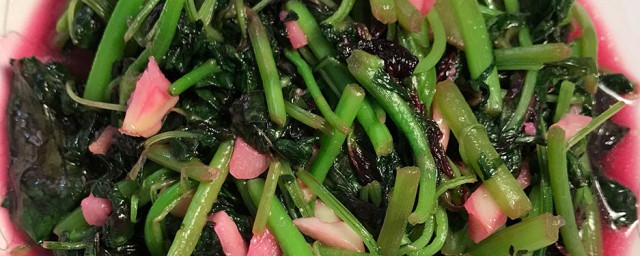 苋菜的做法大全 关于苋菜的做法