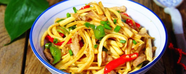 姜丝炒肉的做法 做姜丝炒肉的技巧
