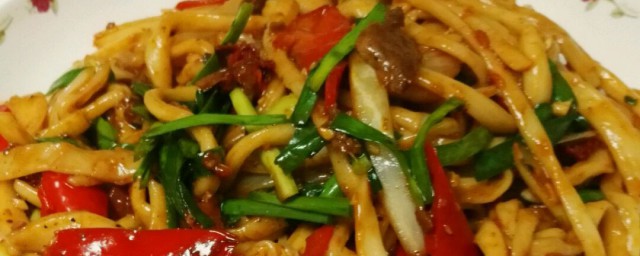 干煸炒面的家常做法 干煸炒面怎么做