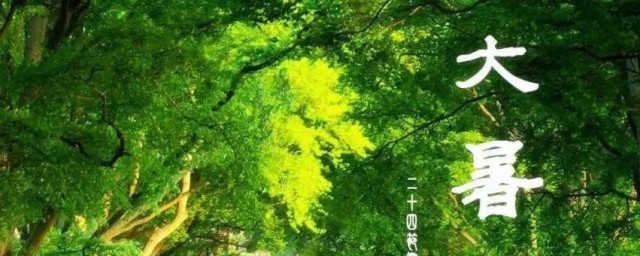 2022年大暑时间几点几分几秒 2022年大暑是什么时候